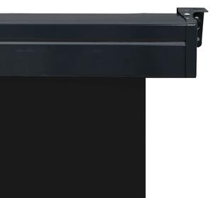 VidaXL fekete oldalsó terasznapellenző 160 x 250 cm