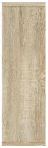 VidaXL sonoma-tölgyszínű szerelt fa fali polc 85 x 16 x 52,5 cm