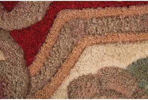 Aubusson piros gyapjú szőnyeg, ⌀ 120 cm - Flair Rugs