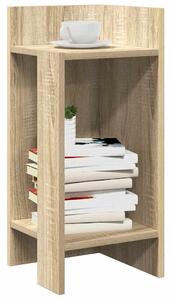 2 db sonoma tölgy kisasztal polccal 25,5 x 27 x 60 cm