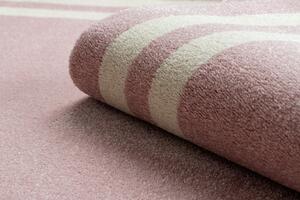 HAMPTON szőnyeg keret kör rózsaszín