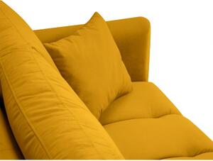 Octave sárga bársony kanapé - Interieurs 86