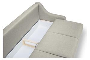 Freesia világosszürke kinyitható kanapé tárolóhellyel - Mazzini Sofas
