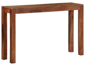 Konzolasztal 120x30x76 cm tömör fa akácfa