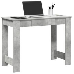 Betonszürke forgácslap íróasztal 100x45x75 cm