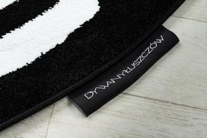 HAMPTON szőnyeg Lux kör fekete
