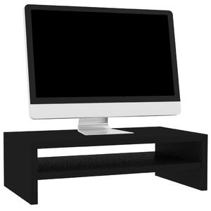 VidaXL fekete forgácslap monitorállvány 42 x 24 x 13 cm