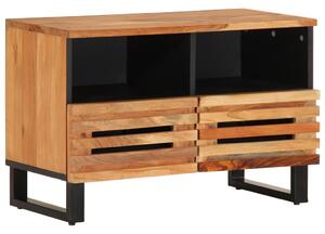 Tömör akácfa TV-szekrény 70 x 34 x 46 cm
