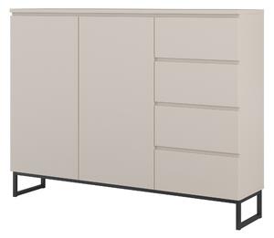 Komód Velsora 104, Laminált forgácslap, 114x150x35cm, Kasmír