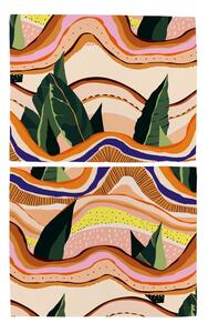 Abstract Landscape 2 db-os pamut tányéralátét szett - Butter Kings