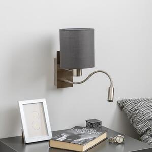 Brilagi Brilagi - LED Fali lámpa NUBILA 1xE27/25W/230V + LED/3W króm/antracit BG1556G