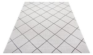 London fekete-szürke kültéri szőnyeg, 160x230 cm - Ragami