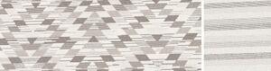 Vergi fehér-szürke kétoldalas szőnyeg, 70 x 140 cm - Narma