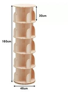 Spintower™ Több Szintes Fa Forgó Polc