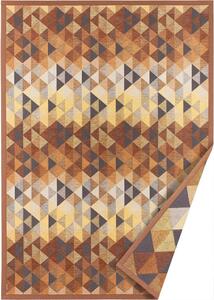 Kiva barna kétoldalas szőnyeg, 70 x 140 cm - Narma