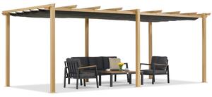 Barbados terasz pergola 3x6 m Garden Point fa-antracit