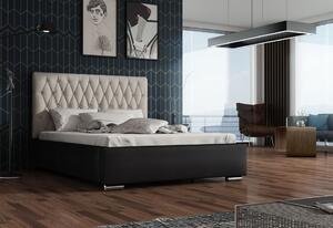 SIENA kárpitozott ágy + ágyrács + matrac, siena06 gombokkal/dolaro08, 120x200