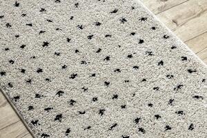 Szőnyeg, Futó szőnyegek BERBER SYLA B752 pontok krém - a konyhához és a folyosóra