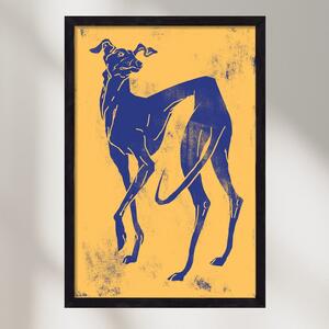 Greyhound II. - falikép keretben | artbridge