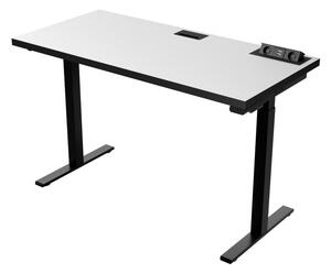 HERTA állítható asztal, 135x65x76-125, fehér