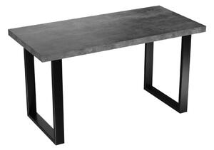 VINI étkezőasztal, 100x60x75, sötét beton