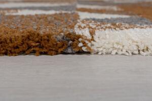 Nuru narancssárga-szürke szőnyeg, 120 x 170 cm - Flair Rugs