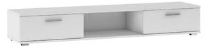 ARIDEA TV asztal, 176x28x40, fehér mat