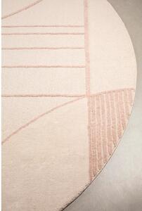 Bliss bézs-rózsaszín szőnyeg, ø 240 cm - Zuiver