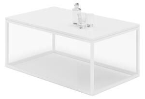 RISA dohányzóasztal, 100x43x60, fehér