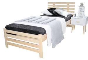 BRITA ágy + ágyrács, 120x200, borovifenyő