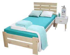 PARYS ágy + ágyrács, 120x200, borovifenyő