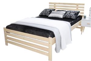 RITA ágy + ágyrács, 180x200, borovifenyő