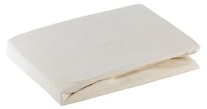Jersey pamut gumis lepedő Bézs 240x220 cm + 30 cm