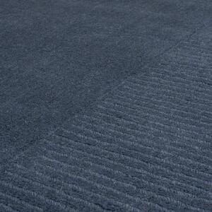 Siena sötétkék gyapjú szőnyeg, 80 x 150 cm - Flair Rugs