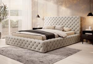 VINCENTO kárpitozott ágy + ágyrács + matrac DE LUX, 140x200, sola 18