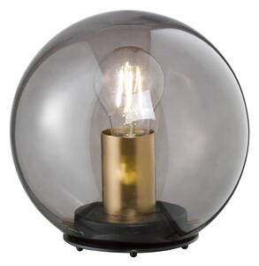 Fekete asztali lámpa üveg búrával Dini – Fischer & Honsel