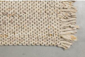 Frills bézs gyapjú szőnyeg, 170 x 240 cm - Zuiver