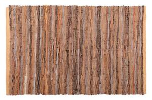 Nayya barna-narancssárga bőr szőnyeg, 60 x 90 cm - Tiseco Home Studio
