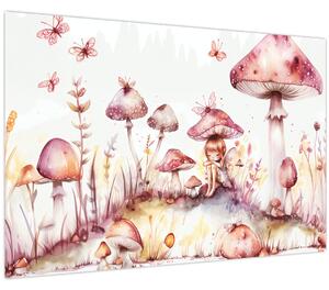 Kép - Rózsaszín tündér (90x60 cm)