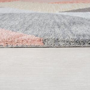 Icon szürke-rózsaszín szőnyeg, 120 x 170 cm - Flair Rugs