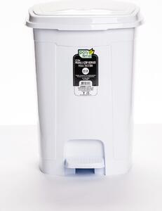 Pedálos szemetes (22 l), fehér