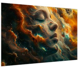 Kép - Arc az űrben (90x60 cm)