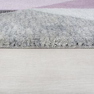 Icon szürke-lila szőnyeg, 120 x 170 cm - Flair Rugs