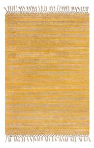 Equinox sárga juta szőnyeg, 120 x 170 cm - Flair Rugs
