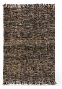 Idris fekete juta szőnyeg, 120 x 170 cm - Flair Rugs