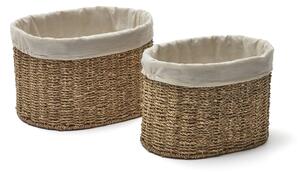 Tengerifű tárolókosár szett 2 db-os 35x25x25 cm Tossa – Kave Home