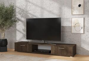 ARIDA TV asztal, 176x28x40, fekete mat