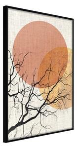 Gloomy Tree poszter keretben, 30 x 45 cm - Artgeist