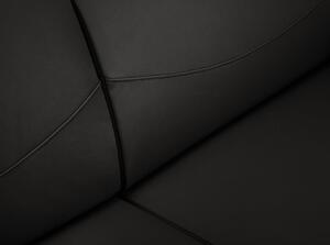 Neso fekete bőr kanapé, 235 x 90 cm - Windsor & Co Sofas