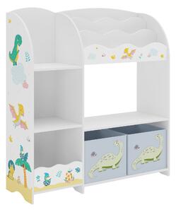 En.casa Gyerekpolc Lysekil Dinoszauruszok 100 x 93 x 30 cm